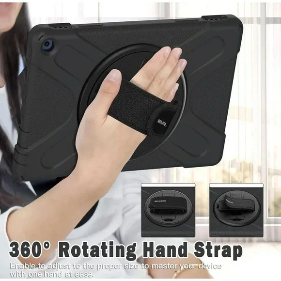 Fire HD 10/HD 10 Plus 11th Generation 2021 Case, Stand Carrying Strap Kids Cover - Picture 5 of 10